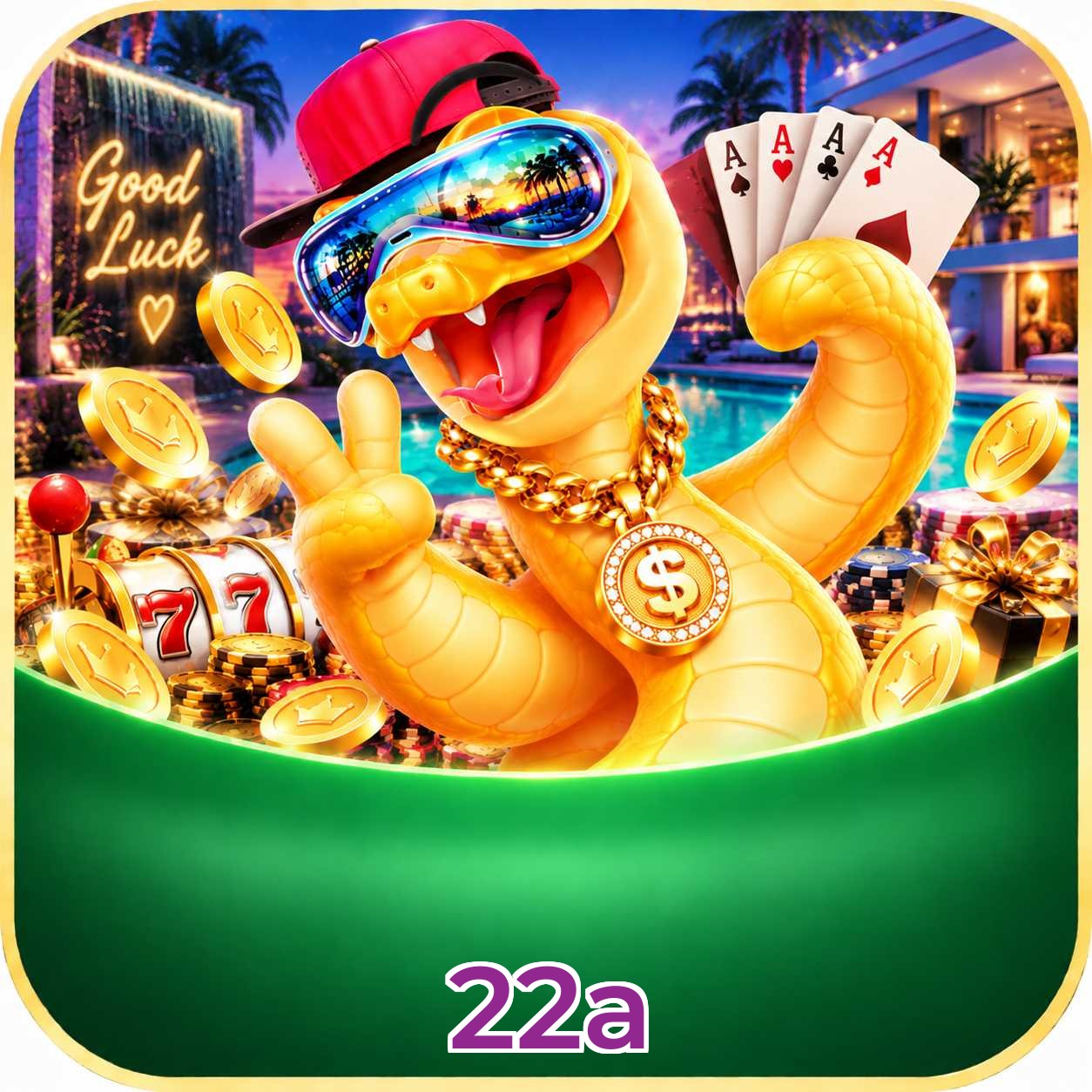 Catálogo de slots da 22a com RTP médio de 96,52%